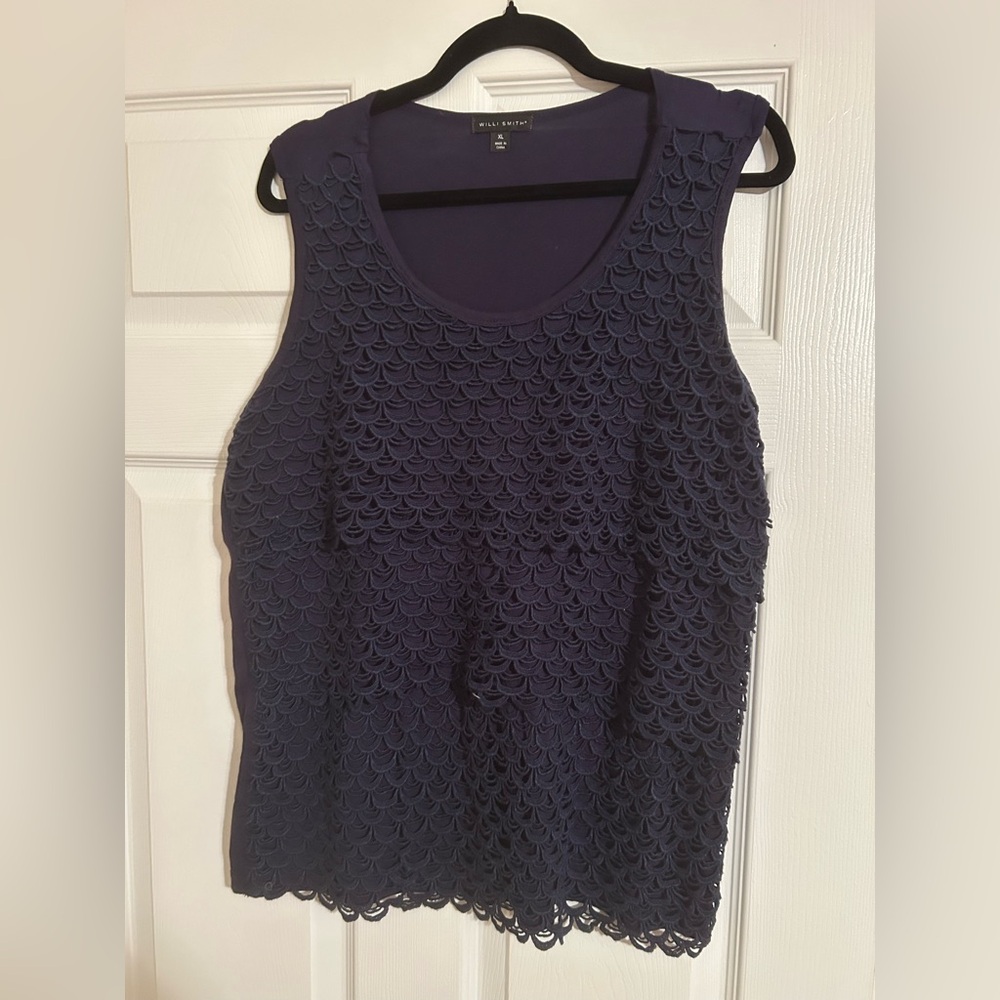 Three-Tiered Willi Smith Sleeveless Top